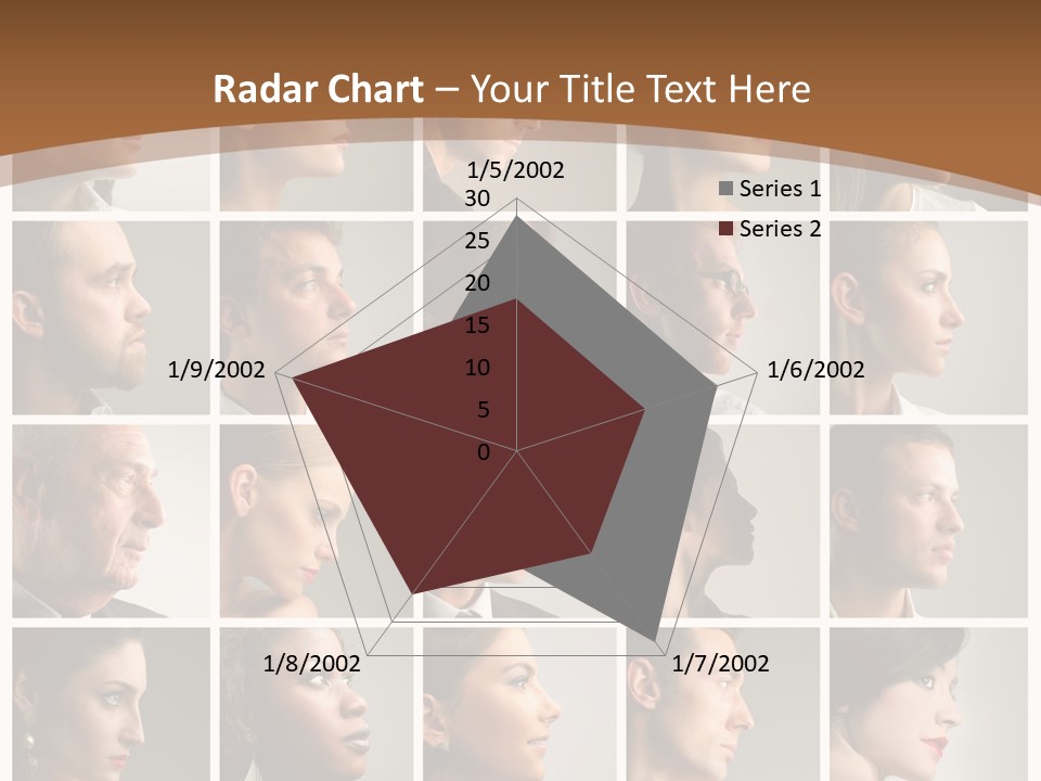 Group Square Diversity PowerPoint Template
