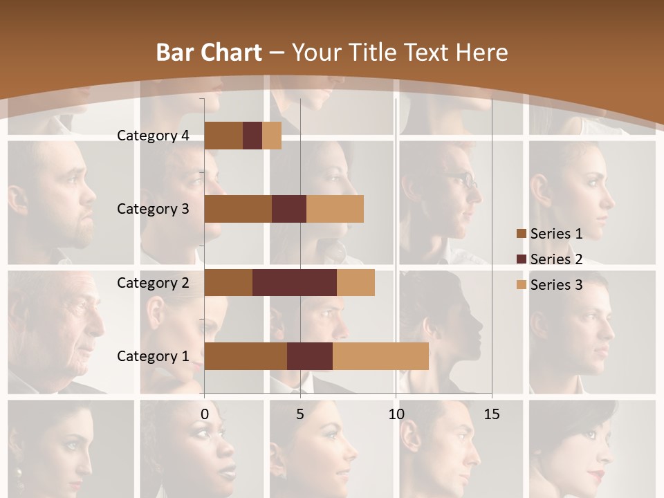 Group Square Diversity PowerPoint Template