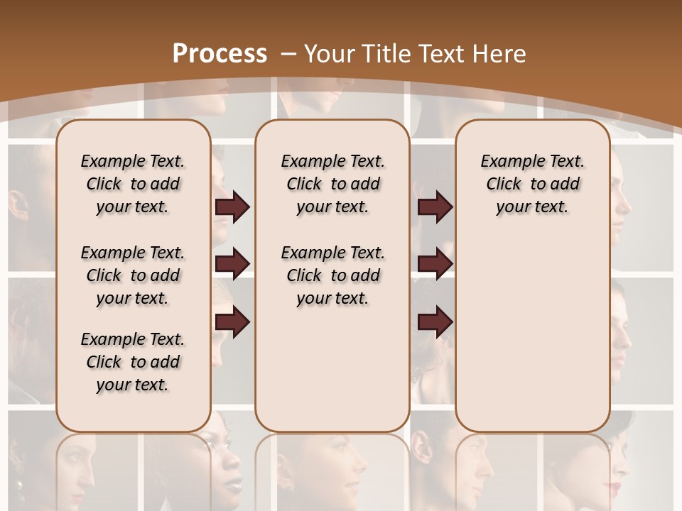 Group Square Diversity PowerPoint Template