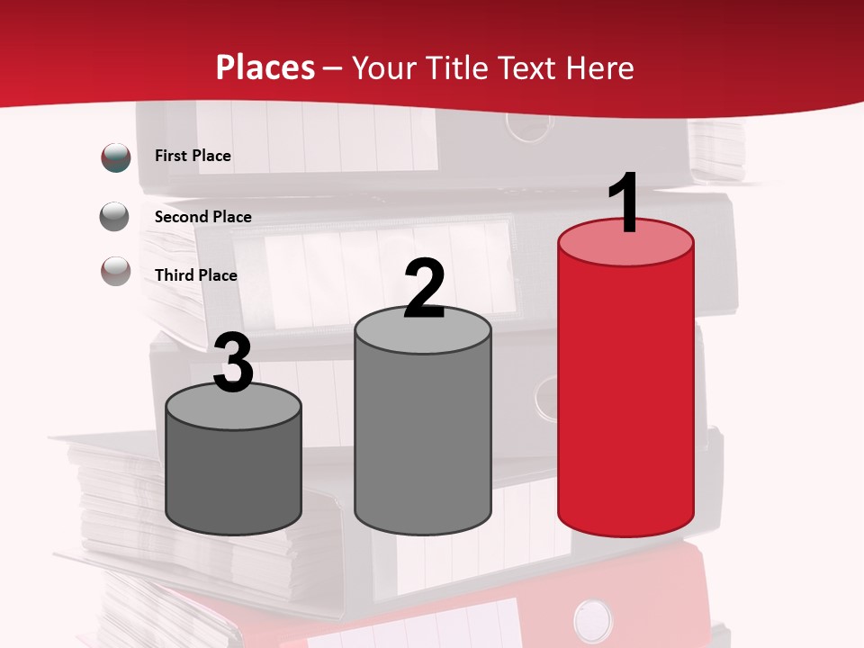 Background Manual Records PowerPoint Template