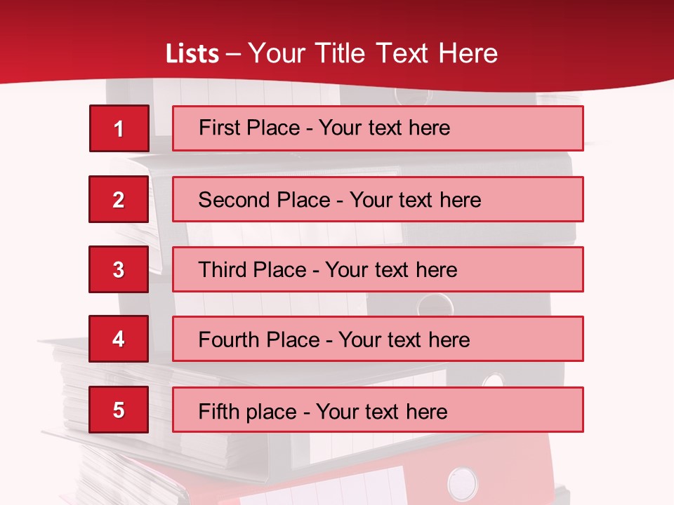 Background Manual Records PowerPoint Template