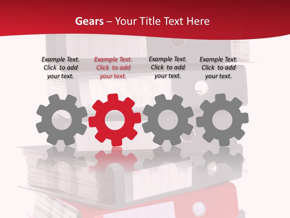 Background Manual Records PowerPoint Template