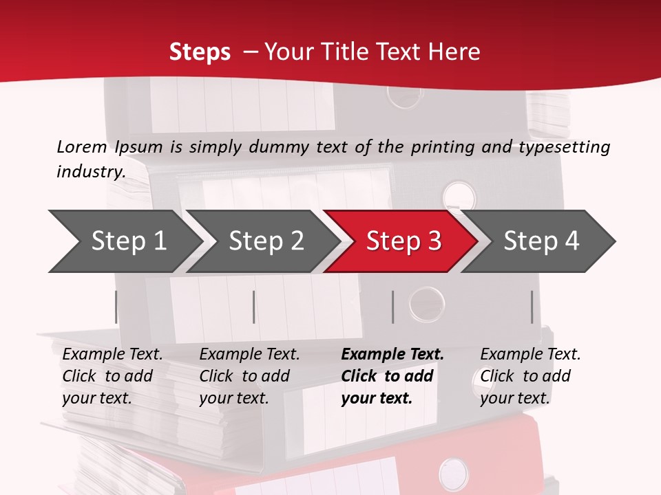 Background Manual Records PowerPoint Template