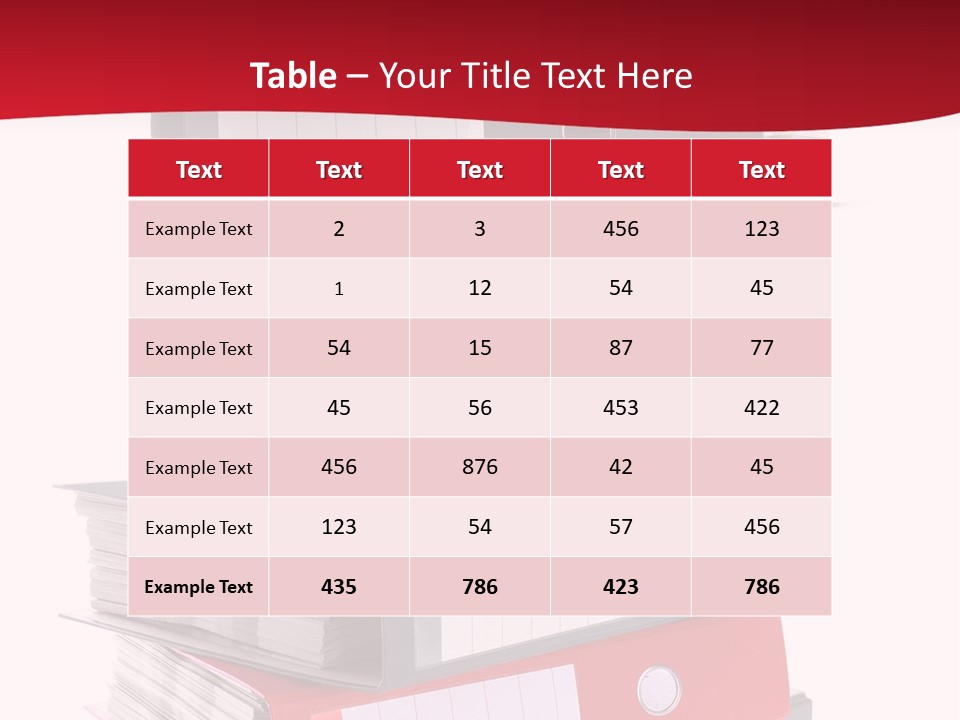 Background Manual Records PowerPoint Template