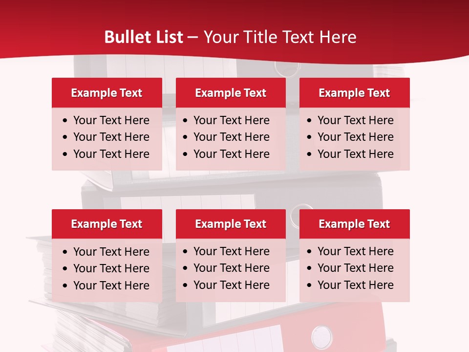 Background Manual Records PowerPoint Template