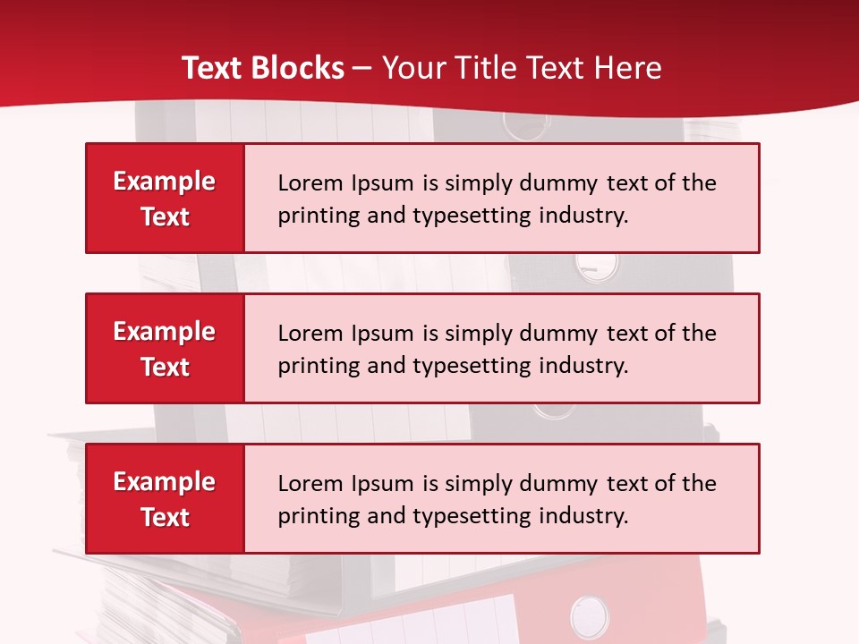Background Manual Records PowerPoint Template
