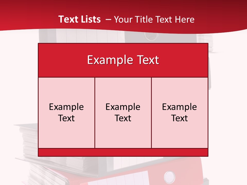 Background Manual Records PowerPoint Template