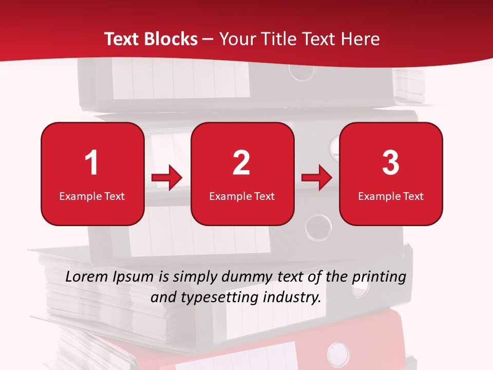 Background Manual Records PowerPoint Template