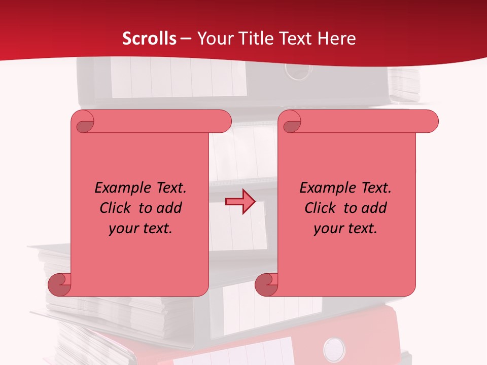 Background Manual Records PowerPoint Template