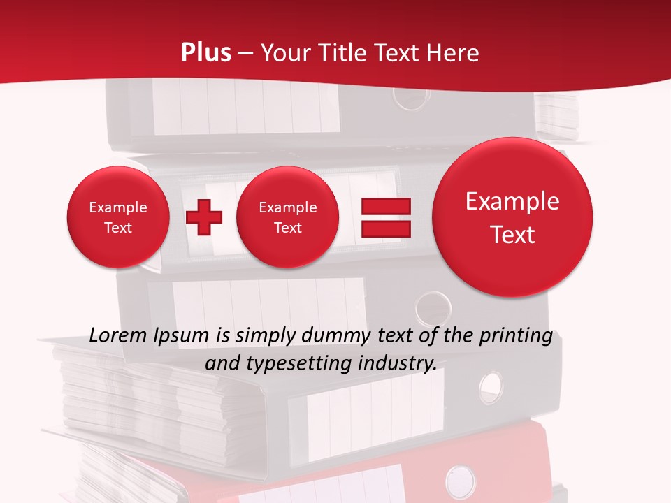 Background Manual Records PowerPoint Template