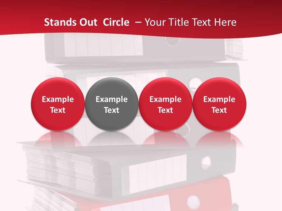 Background Manual Records PowerPoint Template