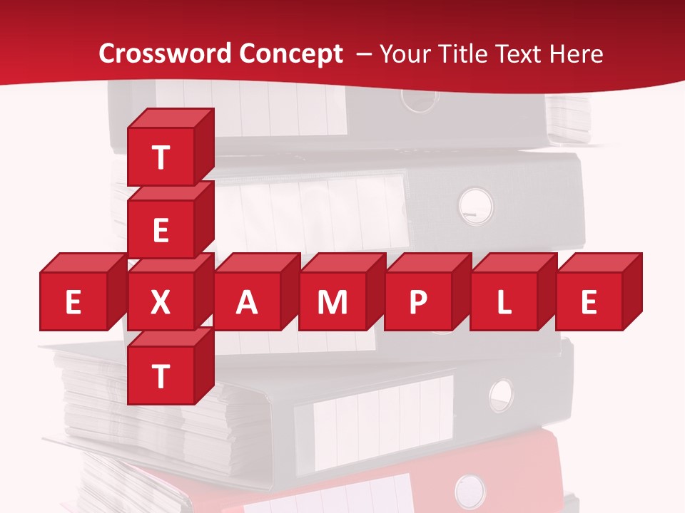 Background Manual Records PowerPoint Template