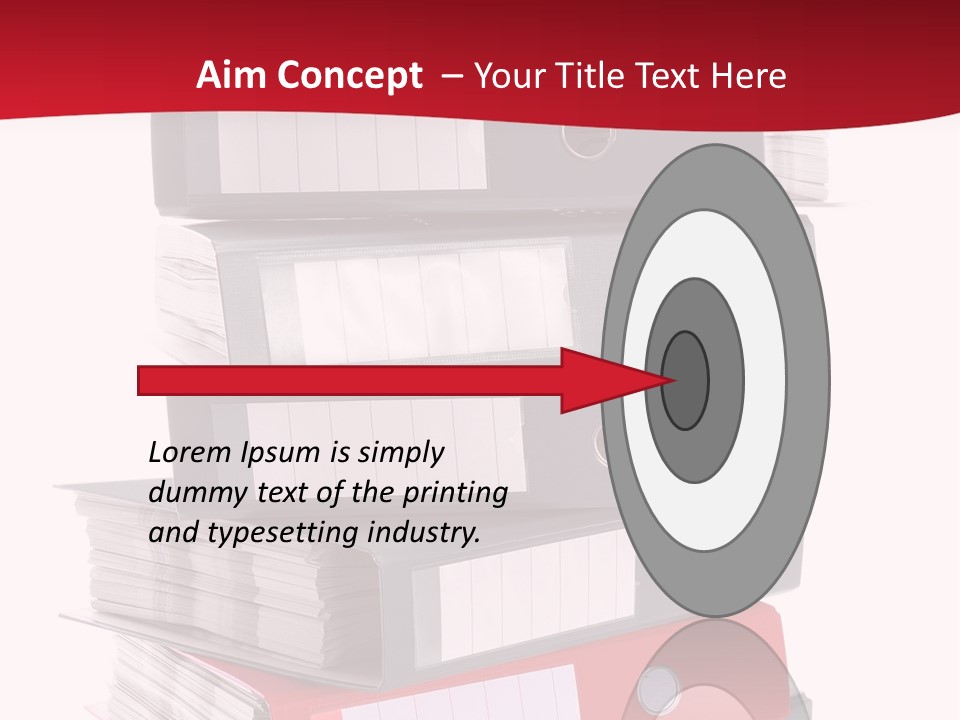 Background Manual Records PowerPoint Template