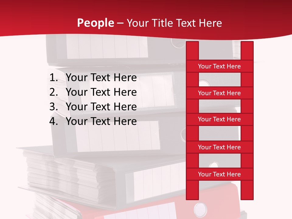 Background Manual Records PowerPoint Template