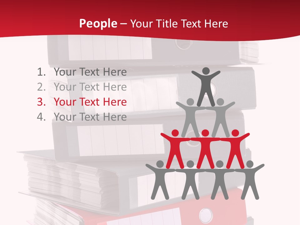 Background Manual Records PowerPoint Template