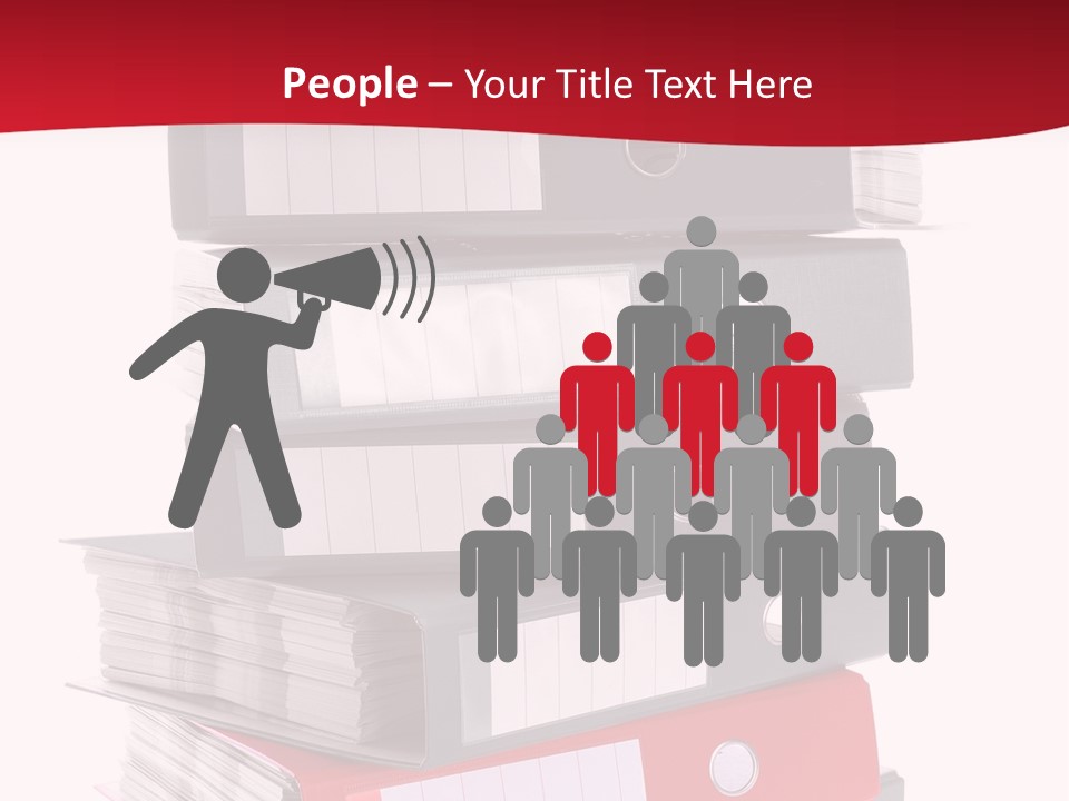 Background Manual Records PowerPoint Template