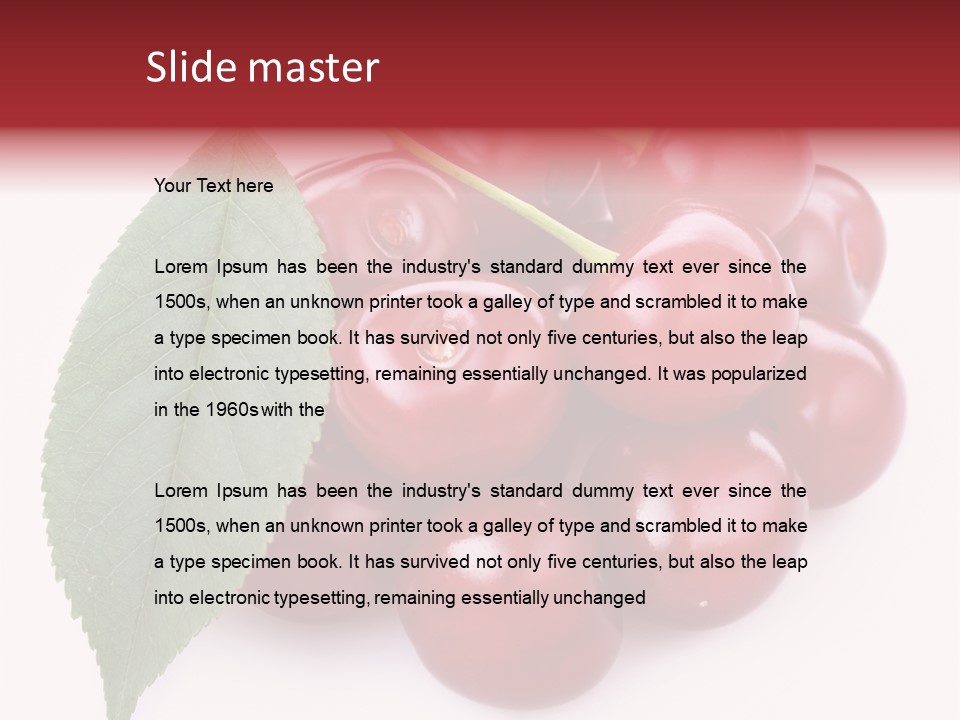 Raw Fresh Juicy PowerPoint Template