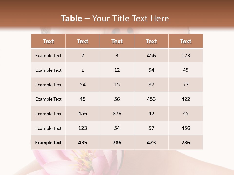 Skin People Elegance PowerPoint Template