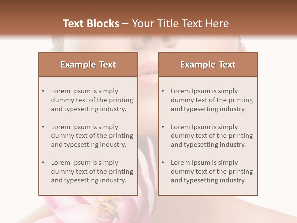 Skin People Elegance PowerPoint Template