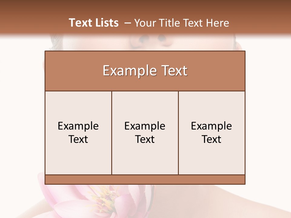 Skin People Elegance PowerPoint Template