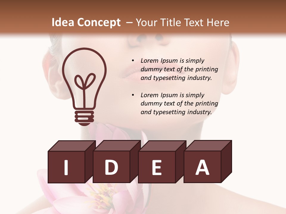 Skin People Elegance PowerPoint Template