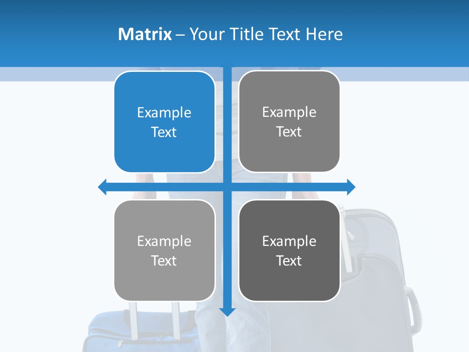 Tourist Travelling Lady PowerPoint Template