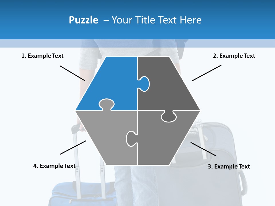 Tourist Travelling Lady PowerPoint Template