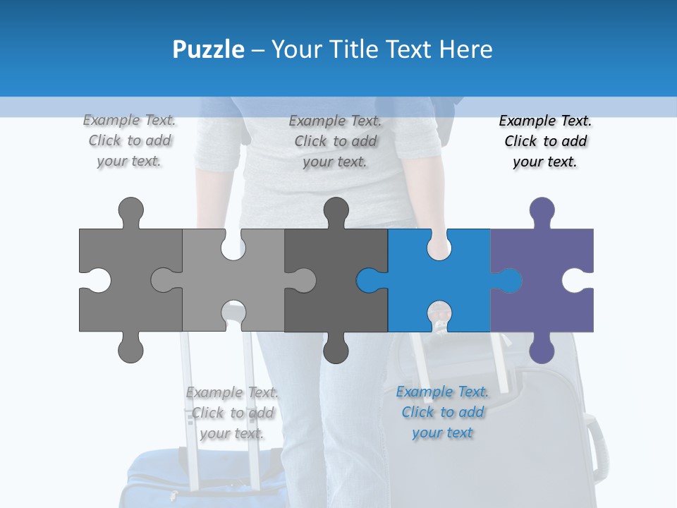 Tourist Travelling Lady PowerPoint Template