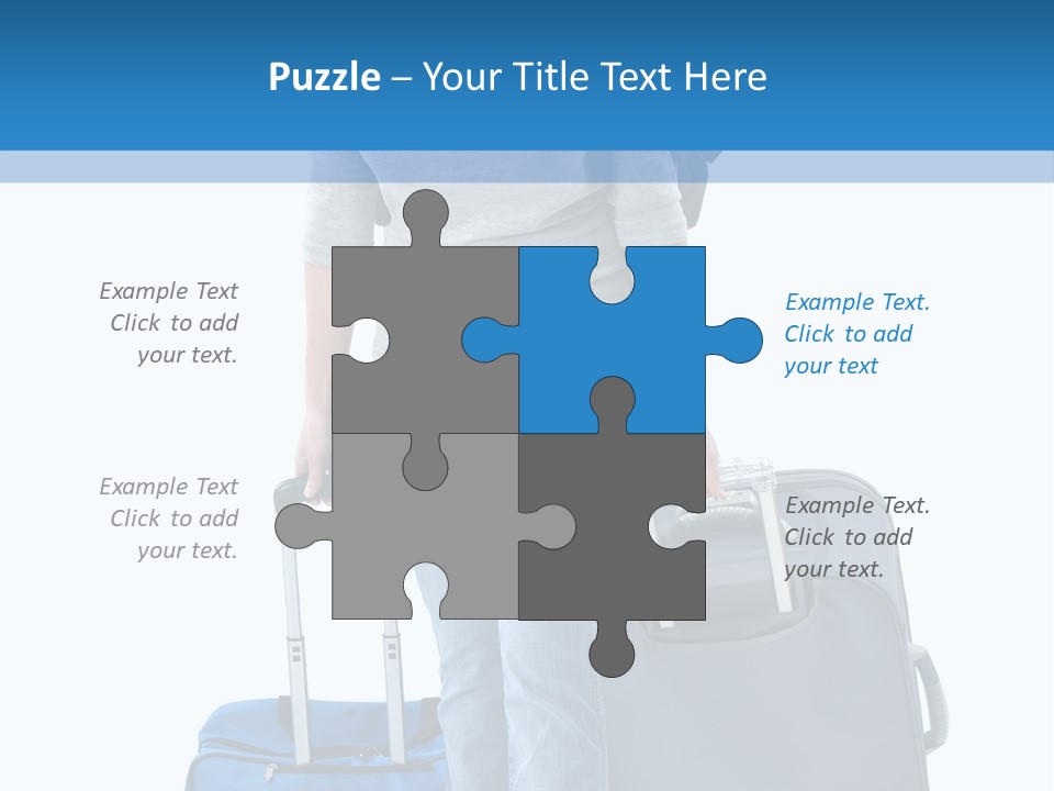 Tourist Travelling Lady PowerPoint Template