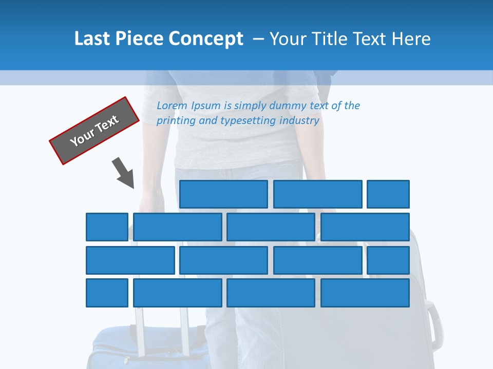 Tourist Travelling Lady PowerPoint Template