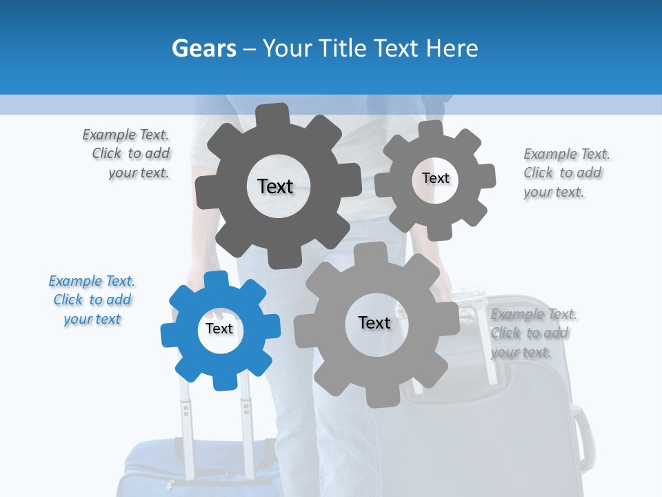 Tourist Travelling Lady PowerPoint Template