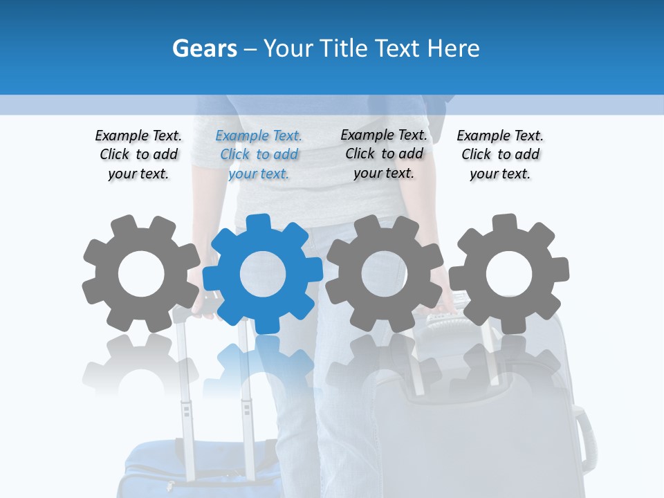 Tourist Travelling Lady PowerPoint Template