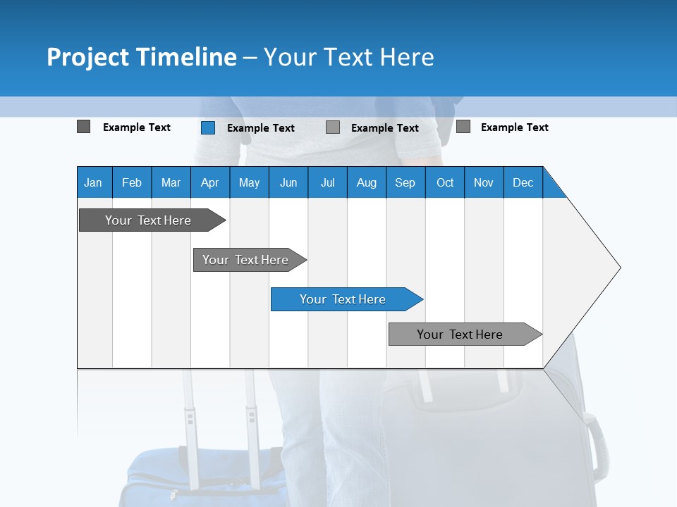 Tourist Travelling Lady PowerPoint Template