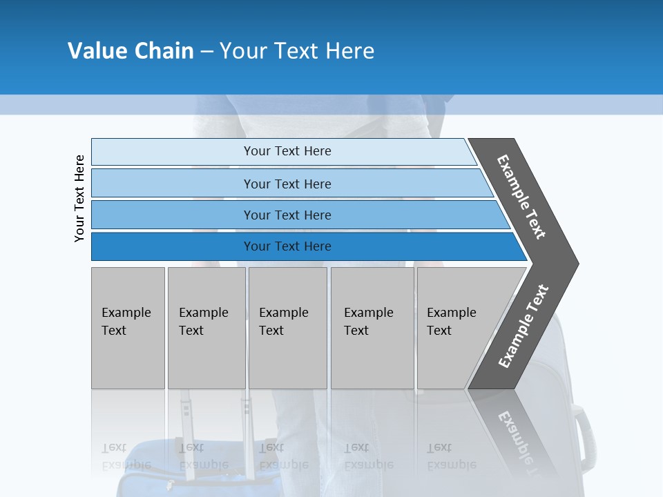 Tourist Travelling Lady PowerPoint Template