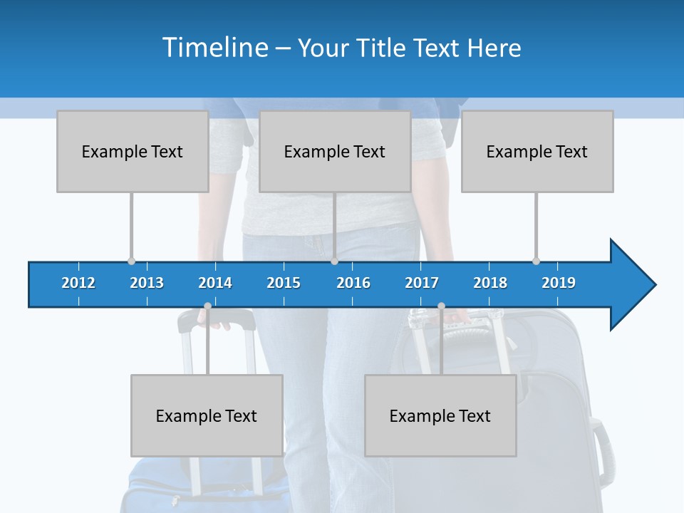 Tourist Travelling Lady PowerPoint Template