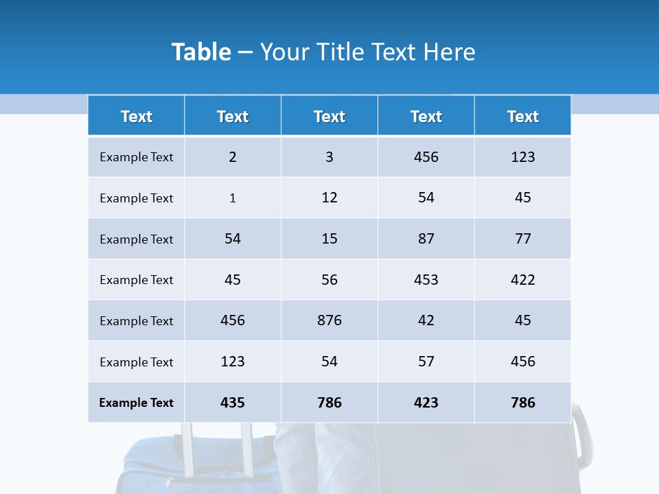 Tourist Travelling Lady PowerPoint Template