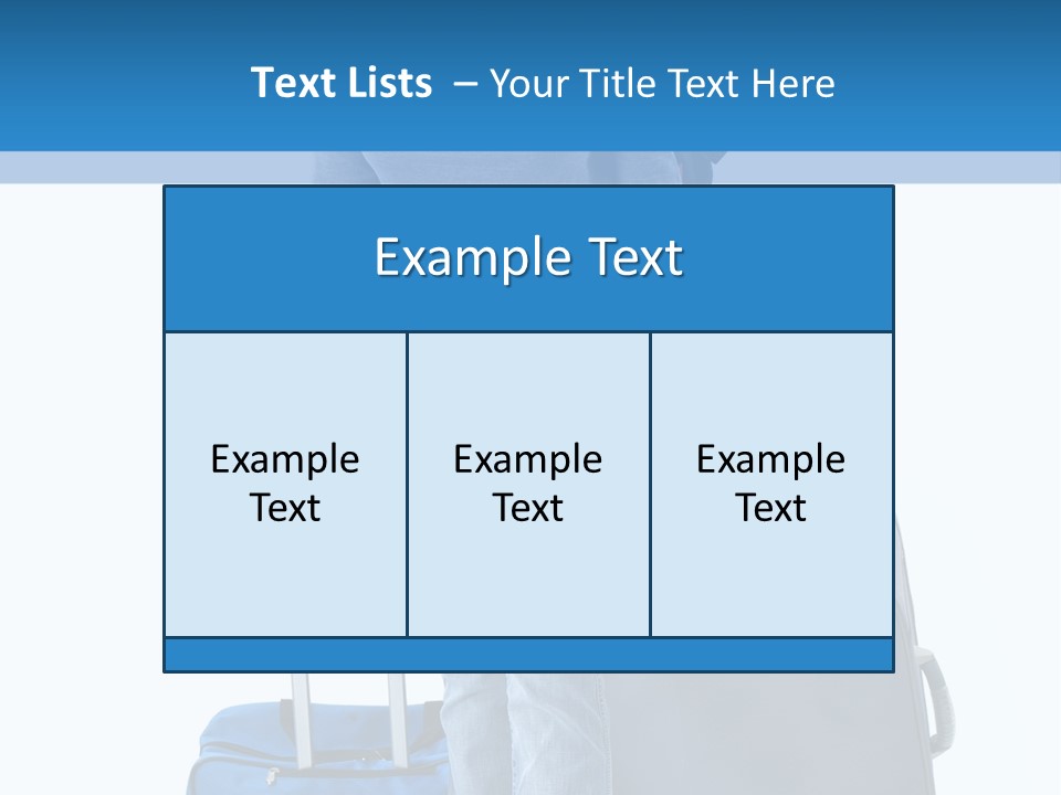 Tourist Travelling Lady PowerPoint Template