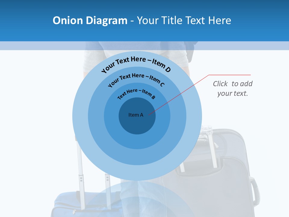 Tourist Travelling Lady PowerPoint Template