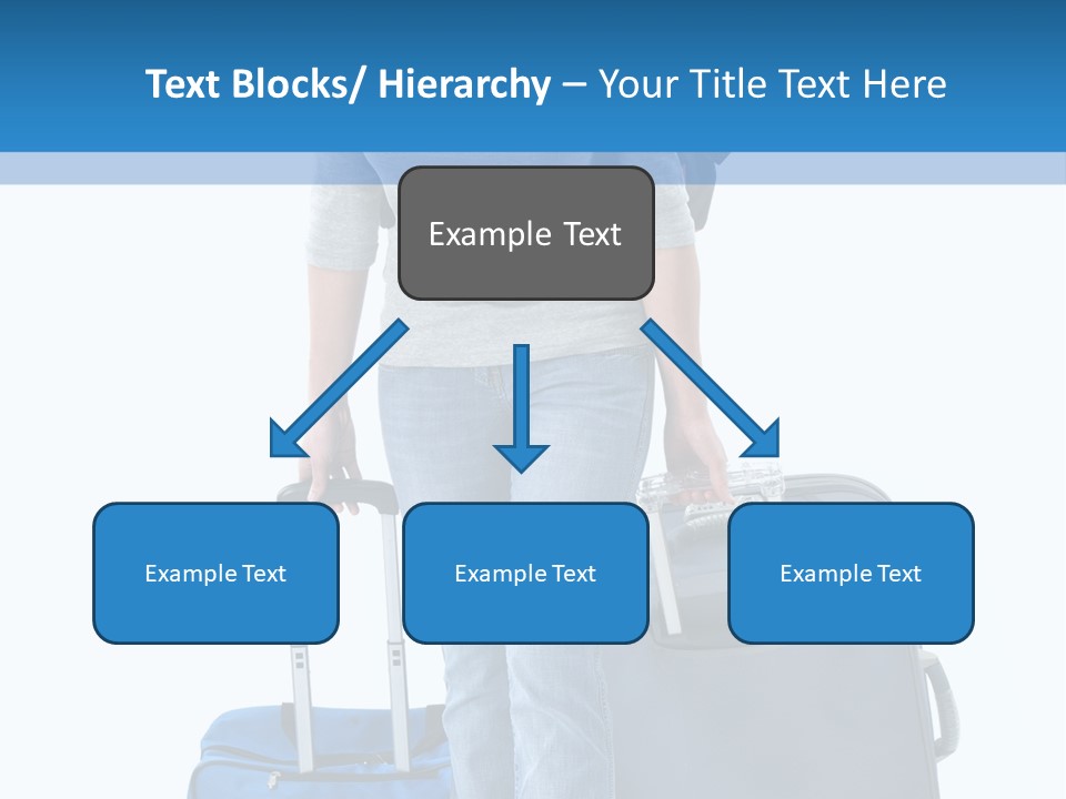 Tourist Travelling Lady PowerPoint Template