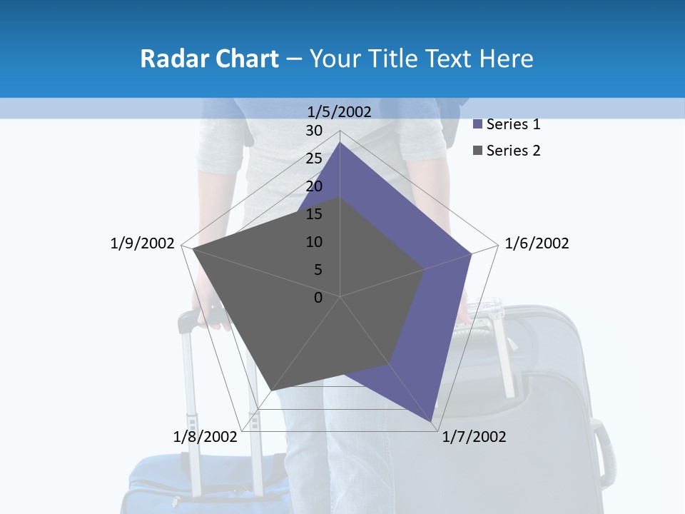 Tourist Travelling Lady PowerPoint Template