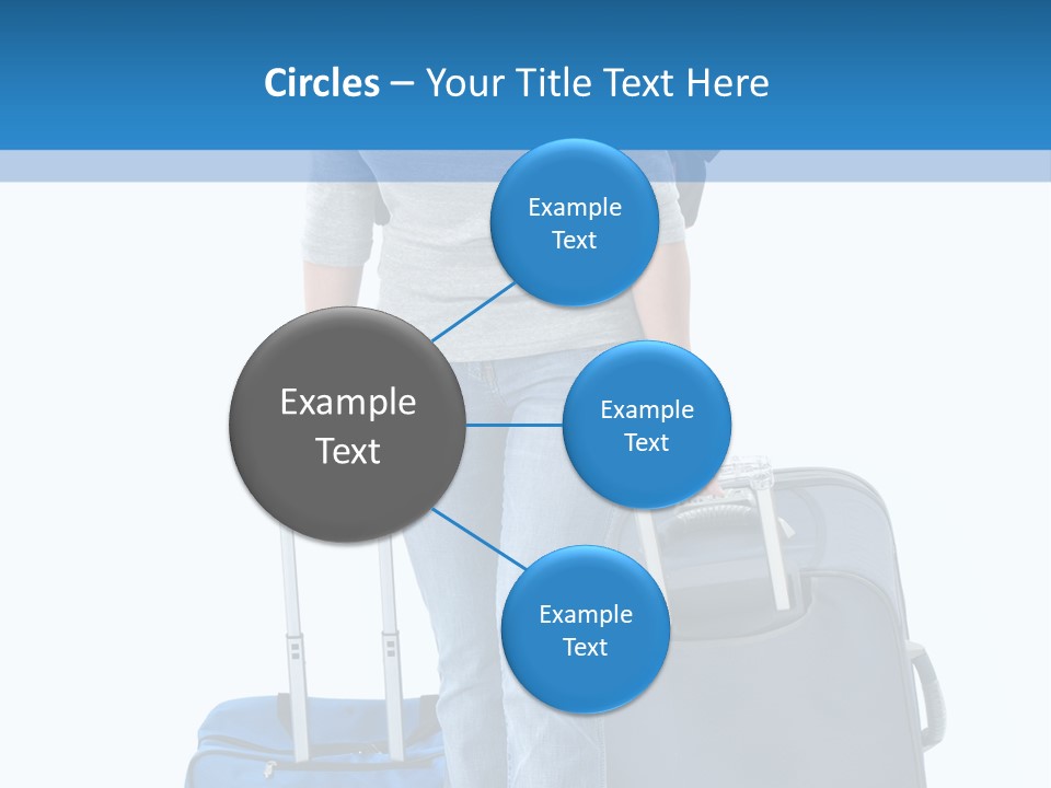 Tourist Travelling Lady PowerPoint Template