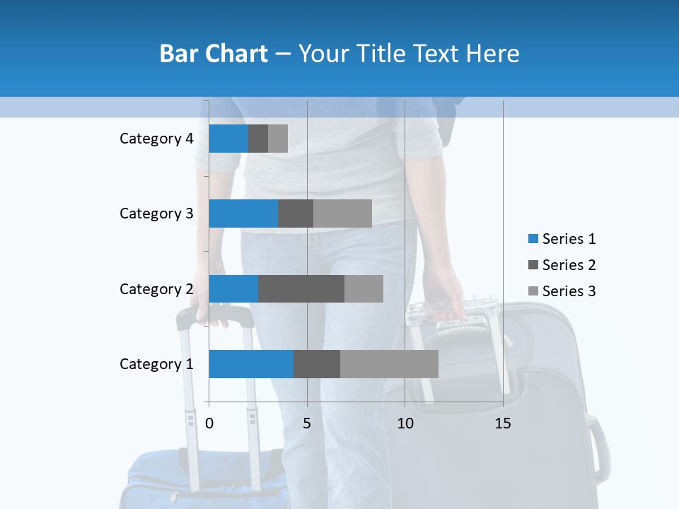 Tourist Travelling Lady PowerPoint Template