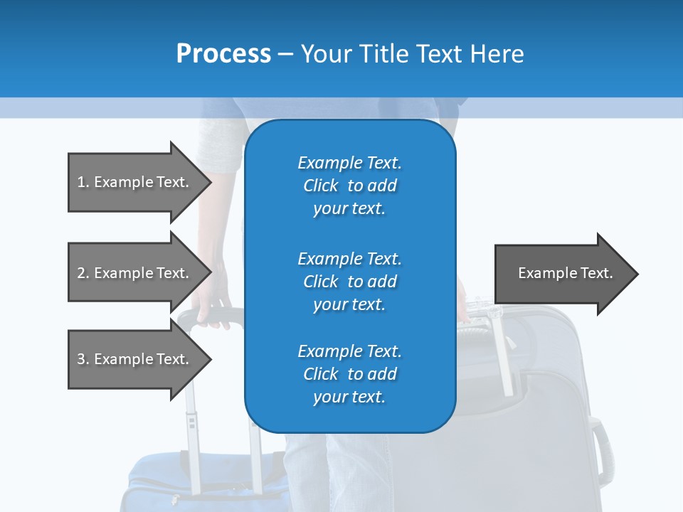 Tourist Travelling Lady PowerPoint Template