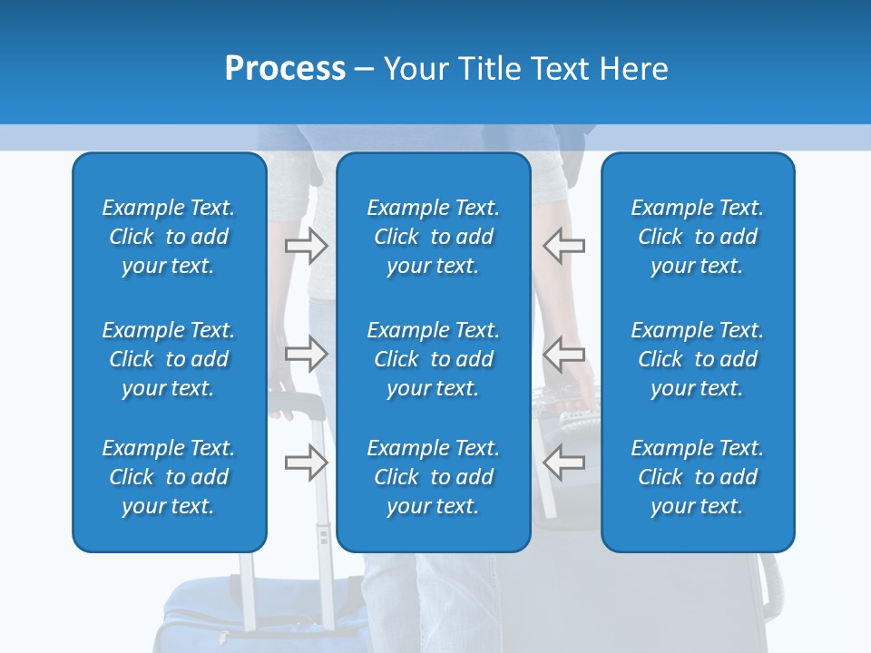 Tourist Travelling Lady PowerPoint Template