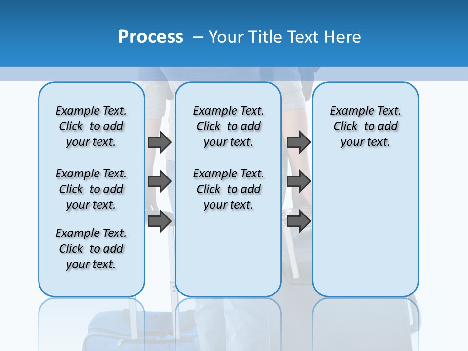 Tourist Travelling Lady PowerPoint Template