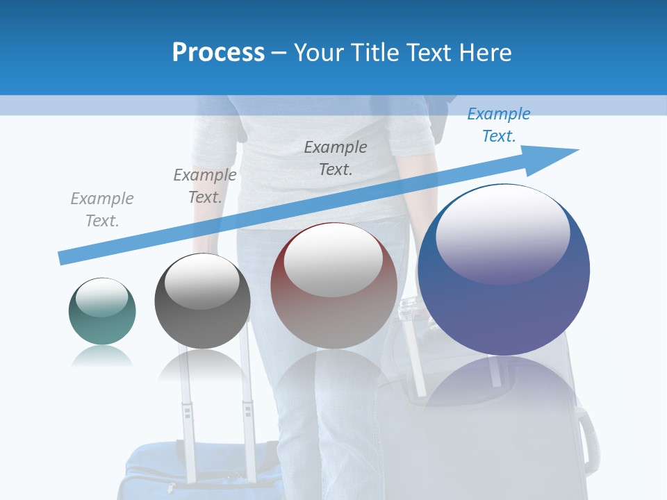 Tourist Travelling Lady PowerPoint Template