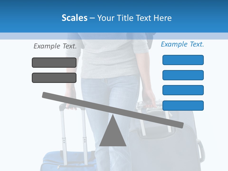 Tourist Travelling Lady PowerPoint Template