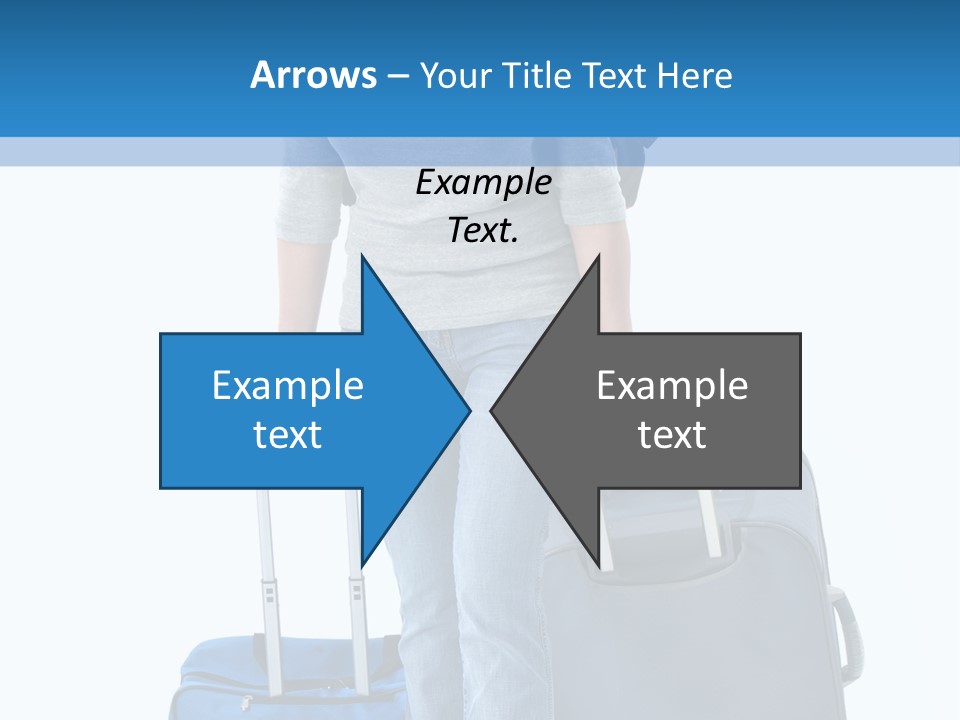 Tourist Travelling Lady PowerPoint Template