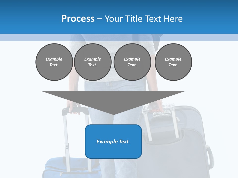 Tourist Travelling Lady PowerPoint Template