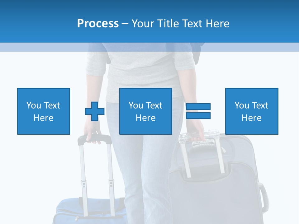 Tourist Travelling Lady PowerPoint Template